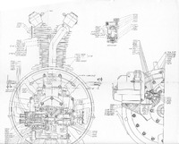 Wright Whirlwind Aviation Engine - Models J-5A. -B. -C - Assembly Drawing - Part2