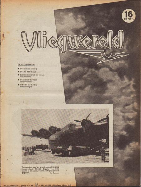 Vliegwereld Jrg. 09 1943 Nr. 23