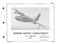 UF-2 Albatross Standard Aircraft Characteristics - 15 August 1961