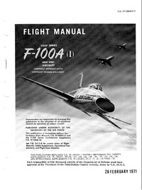 T.O. 1F-100A(I)-1 Flight Manual F-100A (I)