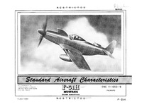 F-51H Mustang Standard Aircraft Characteristics - 3 July 1950