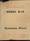 404-180155 - Beechcraft Model D-18 Maintenance Manual