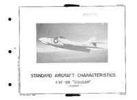3390 F9F-8B Cougar Standard Aircraft Characteristics - 15 October 1956