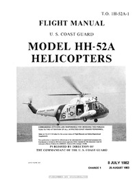 T.O. 1H-52A-1 Flight Manual Model HH-52A Helicopters