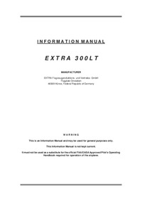 Extra 300LT Pilot&#039;s Operating Handbook