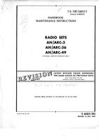 T.O. 12R2-2ARC3-2 Maintenance Instructions Radio Sets An/ARC-3 AN/ARC-36, AN/ARC-49