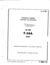 T.O. 1T-34A-4 Technical Manual Illustrated Parts Breakdown T-34A Aircraft