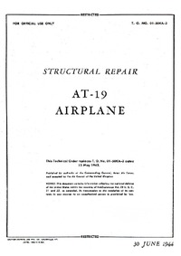 T.O. NO. 01-50KA-3 Structural Repair AT-19 Airplane