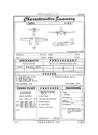 3077 C-131A Characteristics Summary - 4 September 1956 (Yip)