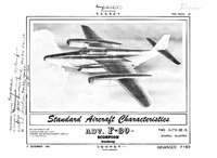 Advanced F-89 Scorpion Standard Aircraft Characteristics - 3 December 1951