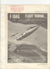 1-14404-1 F-104G Flight Manual