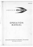 Convair 880 Operation Manual