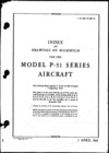 T.O. NO 01-60J-13 Index of drawings on microfilm for the model P-51 series aircraft