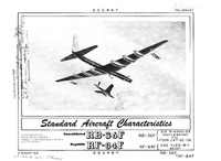 RB-36F FICON Standard Aircraft Characteristics - 3 August 1951