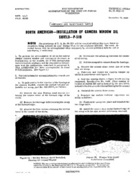 TO 01-60JD-21 Installation of camera window oil shield - P-51B