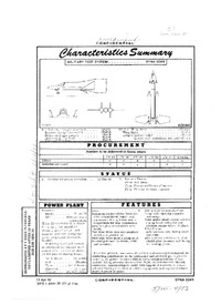 2888 X-20 Dynasoar Characteristics Summary - 13 April 1962