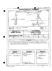 3436 K-225 Characteristics Summary - 1 October 1950