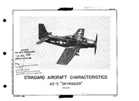 AD-5 Skyraider Standard Aircraft Characteristics - 30 April 1956