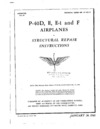 T.O 01-25C-3 P-40D, E, E-1 and F Airplanes - Structural Repair Instructions