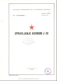 01.VTUP.020/05.1 Upravljanje Avionom J-20