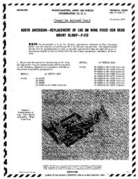 TO 60JE-17 Replacement of lug on wing fixed gun rear mount clamp - P-51D