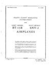 AN 01-50BD-1 Pilot&#039;s Flight Operating Instructions for BT-13B and SNV-2