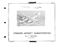 AJ-1 Savage Standard Aircraft Characteristics - 30 June 1957