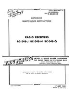 T.O. 12R2-3BC48-2 Handbook Maintenance Instructions Radio Receivers BC-348-J, -N, -Q