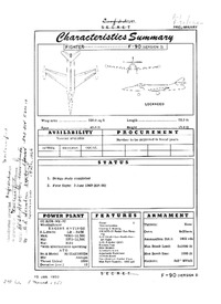 F-90 (Version I)  Characteristics Summary