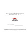 2027 CT-LSA Pilot Operating handbook CT2K &amp; CTSW LSA sports models