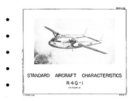 R4Q-1 Standard Aircraft Characteristics - 1 October 1949