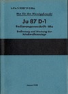 L.Dv.T.2087 D1/Wa Ju 87 D-1 Bedienungsvorschrift-Wa