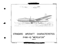 P4M-1Q Mercator Standard Aircraft Characteristics - 1 February 1952