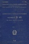 C.A. 743 Descrizione e norme di pilotaggio velivolo G.46