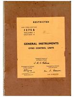 A.P. 1275A Volume 1 Section 14 - General Instruments - Gyro Control Units