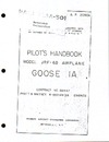 A.P. 2090A Pilot&#039;s Handbook Model JRF-6B Airplane Goose IA