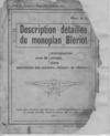 Description détaillée du monoplan Blériot