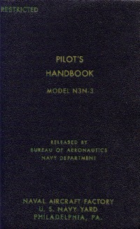 M-4093 Pilot&#039;s Handbook Model N3N-3 Airplane