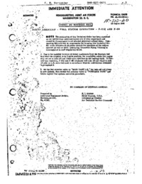 TO 01-60-123 Fuel System Operation P-51D and F-6D