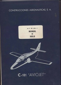Q.T. 1E-25-1 Manual de Vuelo Casa C-101 Aviojet