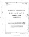 T.O. 02-40AA-1 Operation Instructions R-670-4,-5 and -11 Aircraft Engines