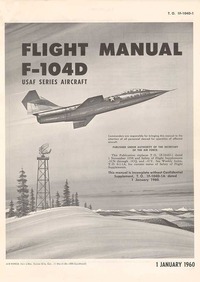 T.O. 1F-F104D-1 Flight Manual F-104D