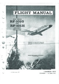 T.O. 1F-101(R)G-1 McDonnell RF-101G- H Voodoo Flight Manual