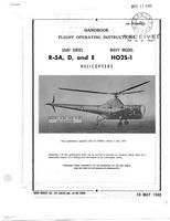 AN 01-230HB-1 Handbook Flight operating instructions USAF R-5A, D and E - Navy model HO2S-1