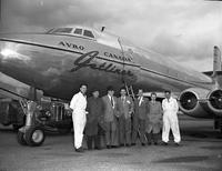 Publicity:  T.C.A. &amp; American Airlines personnel visiting the plant