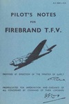A.P. 2208E Pilot&#039;s notes for Firebrand T.F.V.