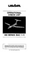 USAIR Operational Check List 400 Series BAC 1-11