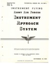 T.O. 30-100F-1 Instrument Flying - Instrument Approach System