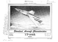 YF-105A Thunderchief Standard Aircraft Characteristics - 23 April 1956