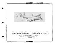 WV-1 Constellation Standard Aircraft Characteristics - 1 October 1955